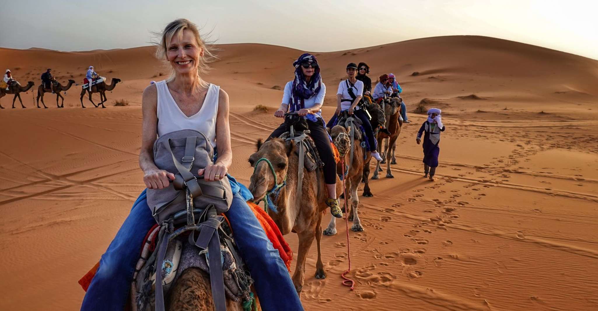 From Merzouga, Overnight Camel Trek over Erg Chebbi Dunes - Housity