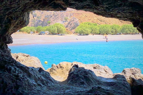 Crete: Trypiti Beach Off-Road South Tour w/ Lunch &amp; WineCrete: Trypiti Gorge and South Cretan sea Safari