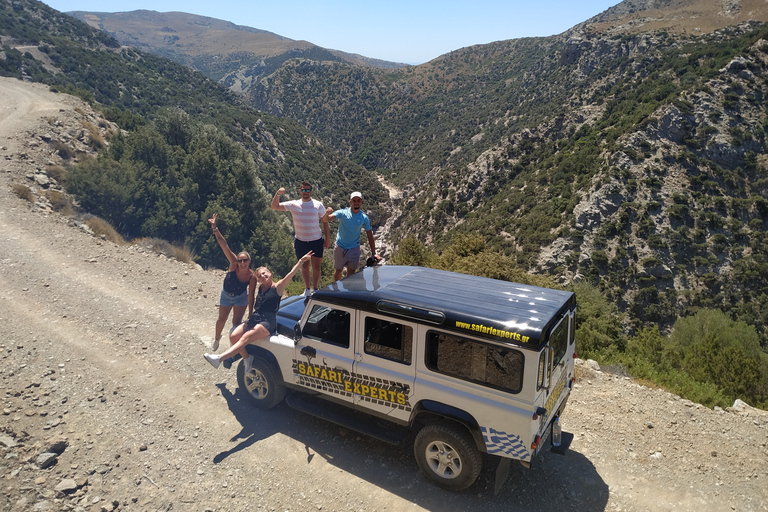 Crete: Jeep Safari Wine Tour and South sea swimming