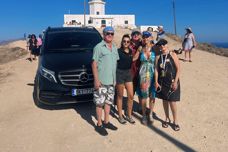 Visite de 4 heures à Mykonos en espagnol4 heures de visite de Mykonos en anglais