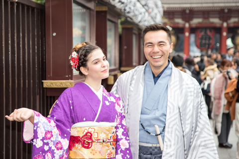 Traditionele Kimono-verhuurervaring in TokioTokio: Kimonoverhuur voor 1 dag