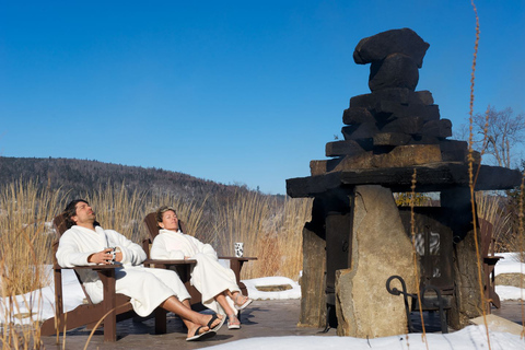 Depuis Montréal : Excursion d&#039;une journée au spa Natur&#039;Eau avec billet d&#039;entrée