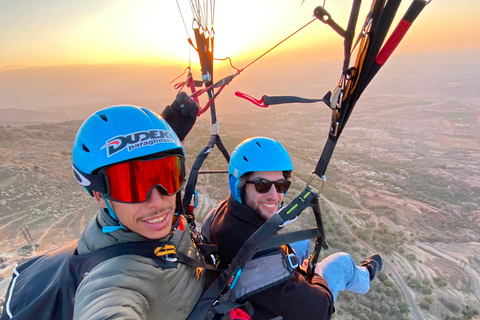 Fly over Aguergour: Extreme Tandem Paragliding with GoPro Sunset: Extreme Adrenaline Tandem Paragliding with GoPro