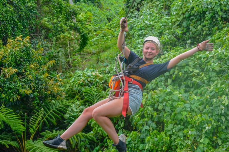 Vanuatu Jungle Zipline Zip Trek Zipline with Transfer from town