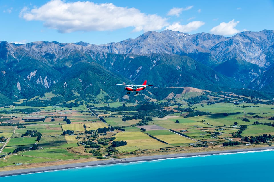 Kaikoura Vuelo panorámico en avión por la costa y los Alpes GetYourGuide