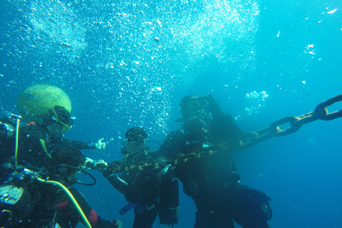 Catania: Scuba Diving motor boat