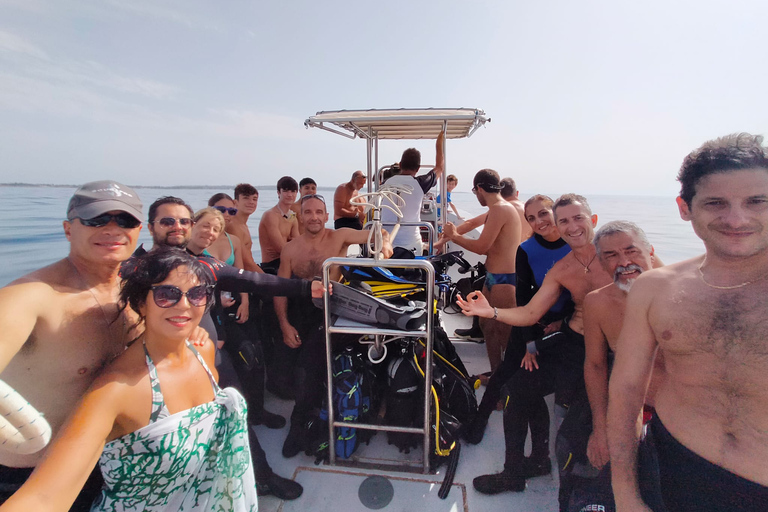 Catania: Scuba Diving motor boat