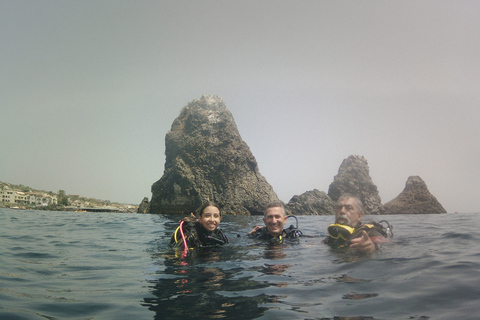 Catania: Scuba Diving motor boat