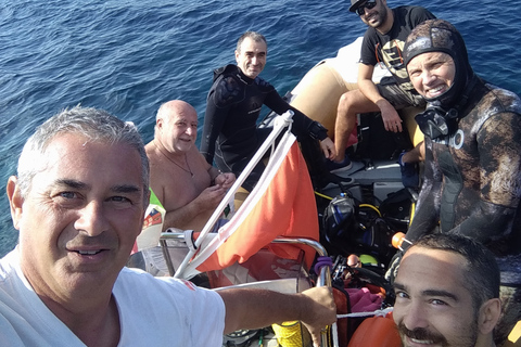 Catania: Scuba Diving motor boat