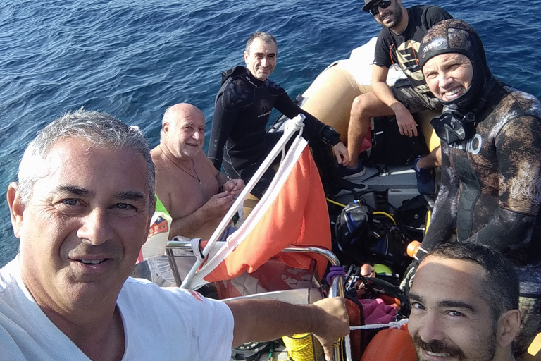 Catania: Scuba Diving motor boat