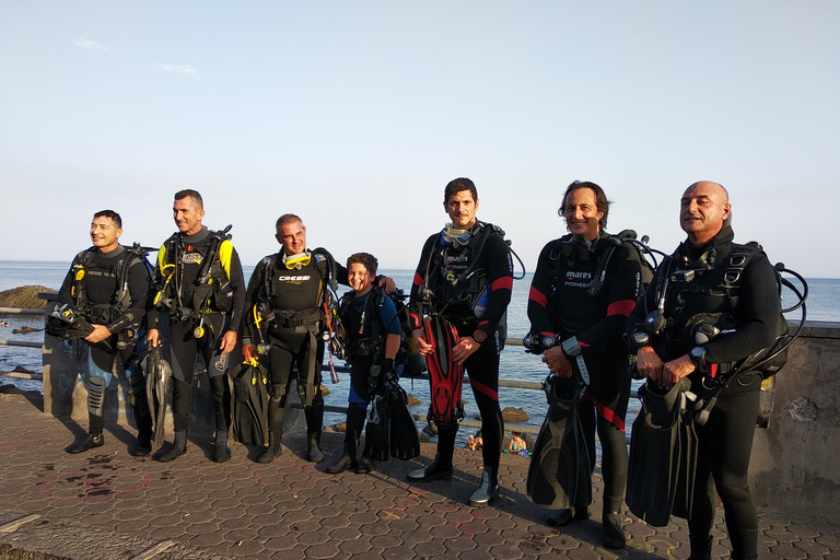 Catania: Scuba Diving motor boat