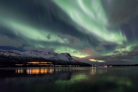 Abisko: Geführte Aurora-Jagd mit Hoteltransfers