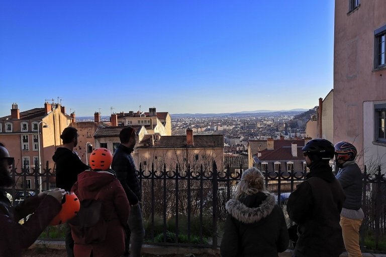 Lyon: 3-uur durende e-biketour met proeverijTour in het Frans