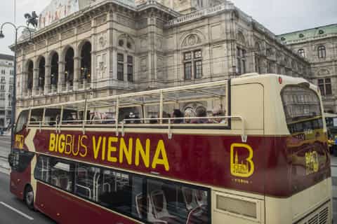 Vienna: Big Bus Hop-On Hop-Off City Tour with Cruise Option