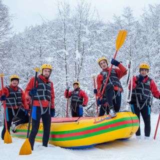 From Yerevan: Private Snow Rafting Tour with Hotel Transfers