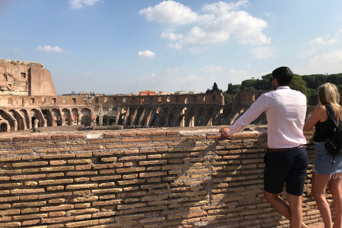 Roma: Visita guiada ao Coliseu, Fórum Romano e Monte PalatinoExcursão em Espanhol