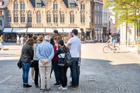 Bruges : Visite guidée à pied avec bière et gaufre