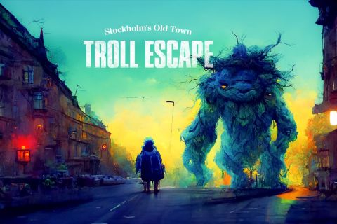 Gioco di fuga all'aperto dalla città vecchia di Stoccolma: Troll Escape