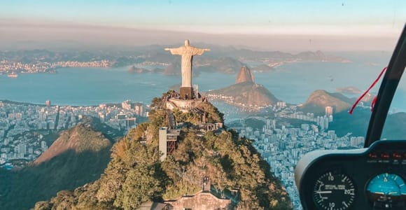 Río de Janeiro: tour en helicóptero de 35 minutos sobre el Cristo Redentor
