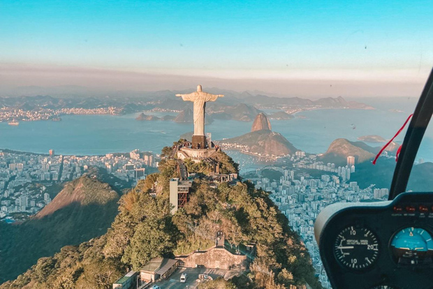 Rio de Janeiro: 35-minütiger Helikopter-Rundflug zu Cristo Redentor