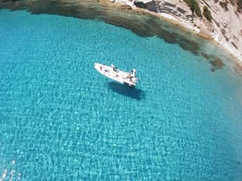 Sant'Antioco: Scenic Dinghy Tour with Snorkeling Gear