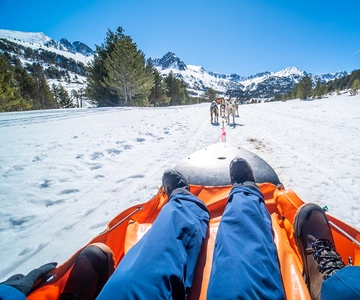 Grandvalira: Excursión en trineo tirado por perros en Andorra