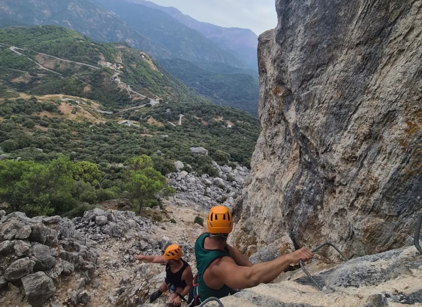 Fra Estepona: Klatretur på Vía Ferrata de Benalauria