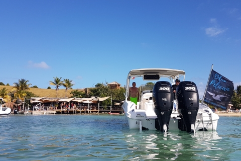St Martin: Natural Reserve Private Boat Tour with Snorkeling Full Day Tour