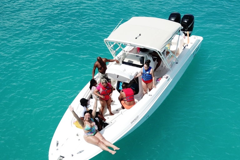 St Martin: Natural Reserve Private Boat Tour with Snorkeling Full Day Tour