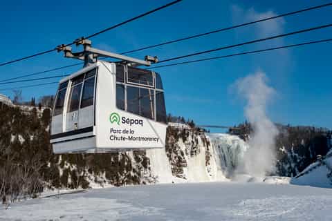 Quebec City: Montmorency Falls with Cable Car Ride