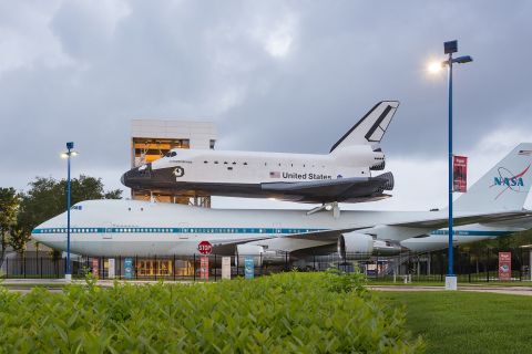 Houston: entrada al Centro Espacial Houston