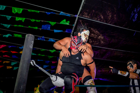 Cancun: Lucha Libre with Tacos, Margaritas, & Tequila Taster Puerto Morelos: Live Lucha Libre Match with Food Tasting