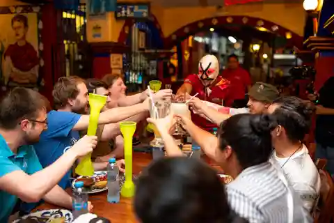 Cancún : Lucha libre avec tacos, margaritas et dégustation de tequila