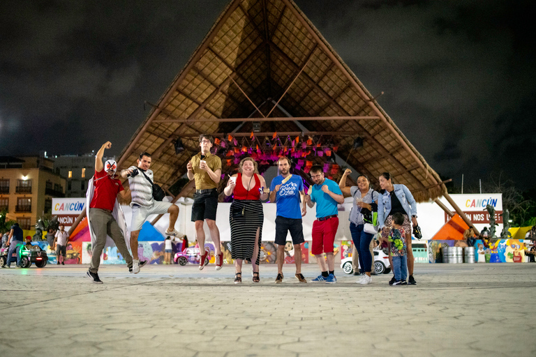 Cancun: Lucha Libre with Tacos, Margaritas, & Tequila Taster Puerto Morelos: Live Lucha Libre Match with Food Tasting