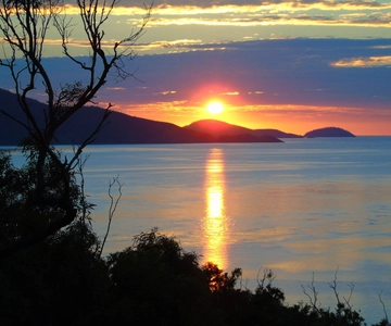 Ilha Hamilton: cruzeiro com jantar e churrasco ao pôr do sol em Whitsundays