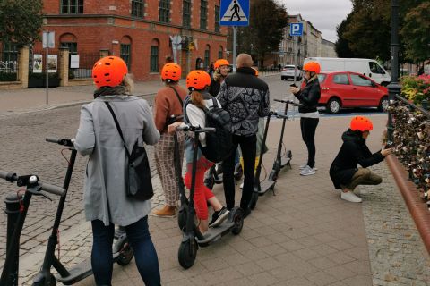 Wrocław: Guided Electric Scooter Old Town Tour
