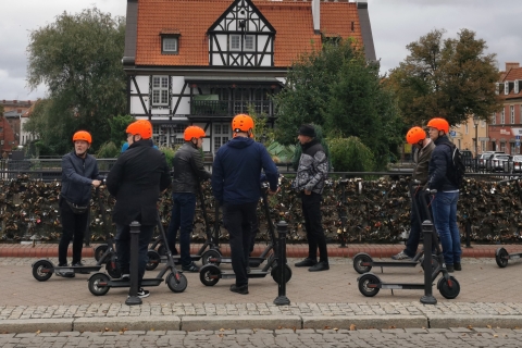 Elektrische scootertour Wrocław: volledige tour - oude stad en Ostrów