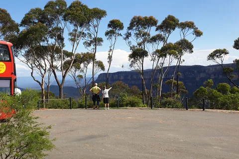 Katoomba: Hop-on hop-off-buss i Blue Mountains