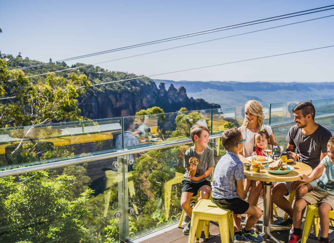 Katoomba: Lyrebird Hop-On Hop-Off og Scenic World Pass