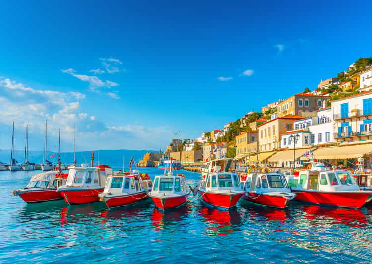 Desde Atenas crucero 1 día Hydra Poros y Aegina almuerzo GetYourGuide