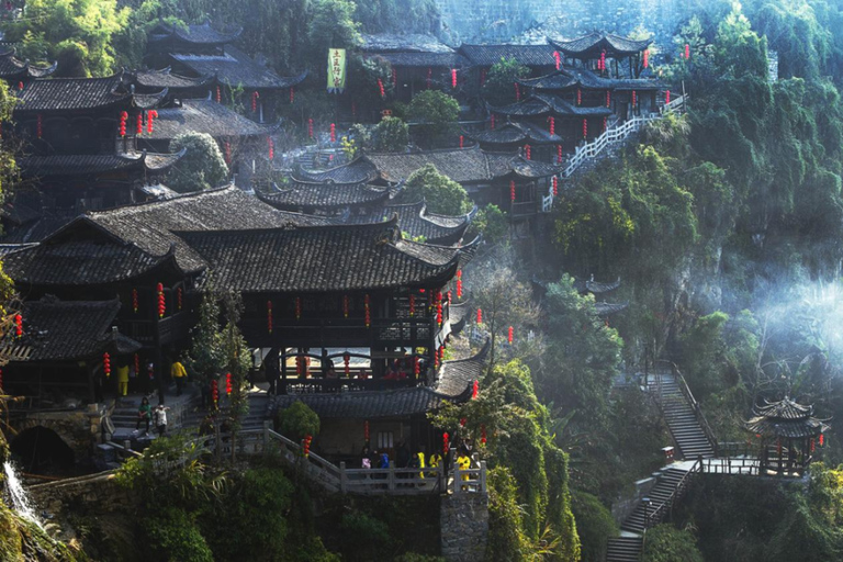 From Zhangjiajie: Guzhang Red Stone Forest & Furong Town