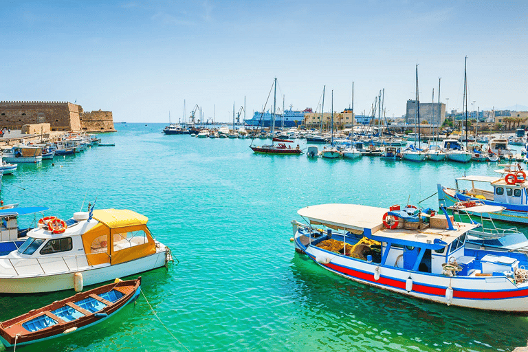 Heraklion Stadtrundfahrt mit Knossos Palast, Museum und altem Markt