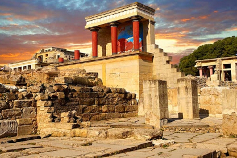 Tour de ville d'Héraklion avec le palais de Knossos, le musée et le vieux marché