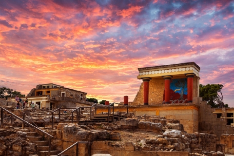 Stadstour door Heraklion met het paleis van Knossos, het museum en de oude markt