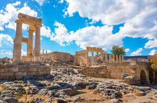 Rodi: Biglietto d'ingresso all'Acropoli di Lindos e audioguida opzionale