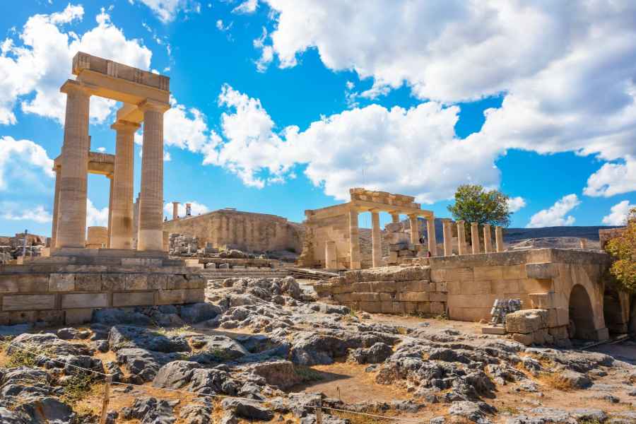 Rhodos: Lindos Akropolis Reguläres Ticket mit optionalem Audio. Foto: GetYourGuide