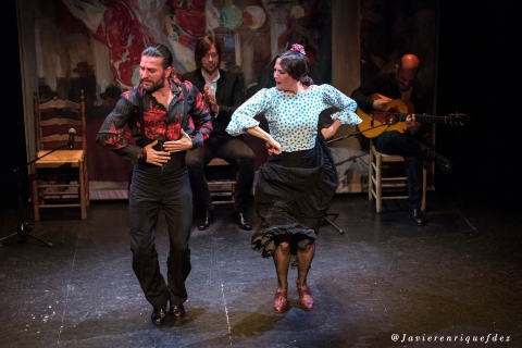 Séville : Spectacle de flamenco en direct au "Teatro Flamenco Triana".
