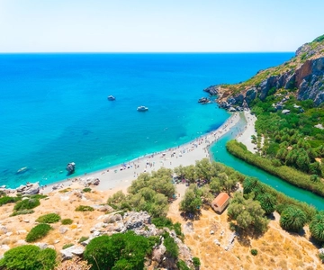 Rethymno: Preveli Beach Damnoni Beach Kourtaliotiko Day Trip
