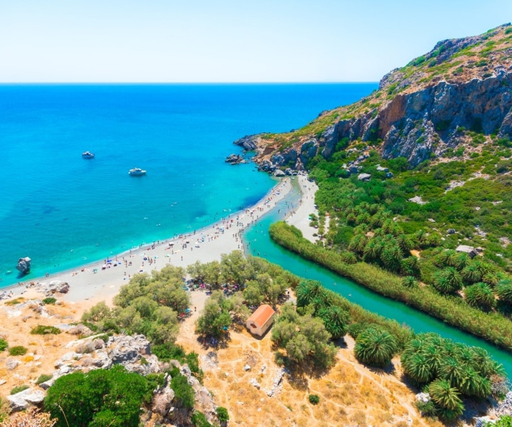 From Rethymno: Day Trip to Preveli Beach & Damnoni Beach