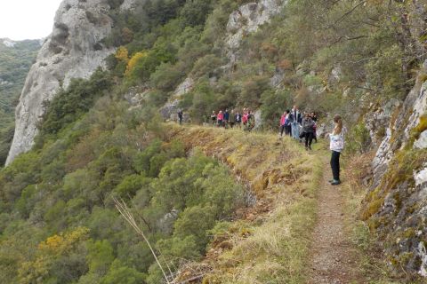 Domusnovas: Vagoni Path Hiking Tour with San Giovanni Cave